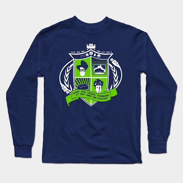 IT Crest Long Sleeve T-Shirt by TomTrager